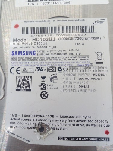 Samsung hd103uj hdd sata - hd103uj,