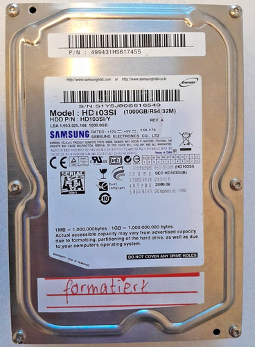 Hard disk - disk, samsung