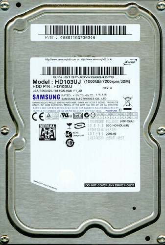 Samsung sata 1tb hd103uj n - samsung,